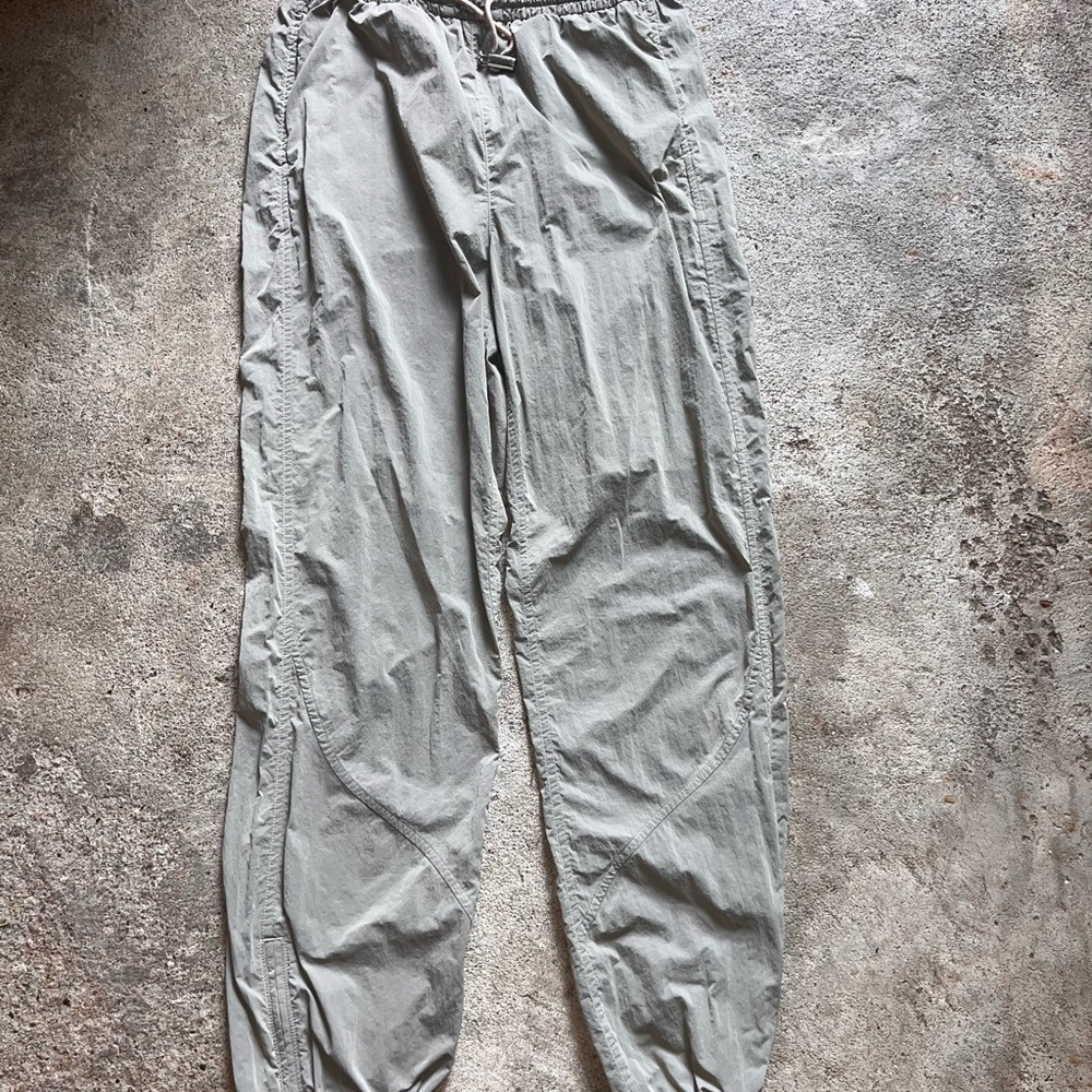 Light Gray Casual Drawstring Jogger Pants